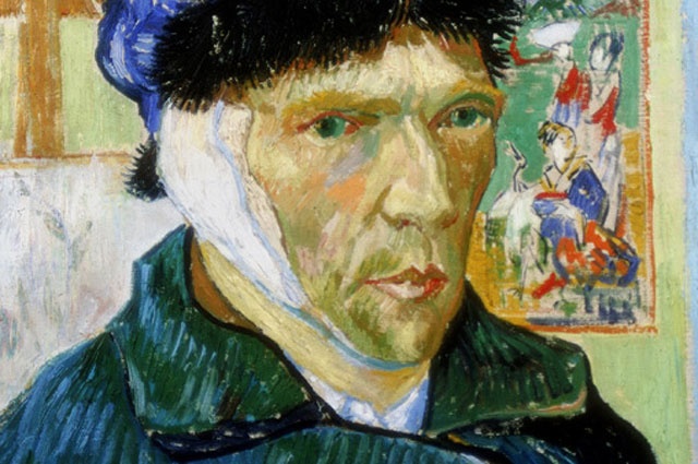 Автопортрет Ван Гога с отрезанным ухом. Фото: aif.ru