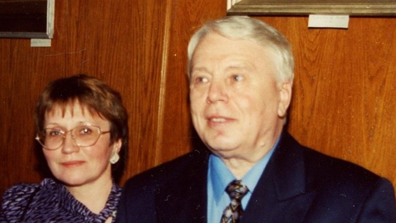 С супругой Ольгой, 1997 год