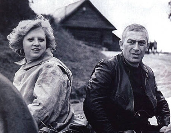 Со Светланой Крючковой в картине «Ольга и Константин», 1984 год