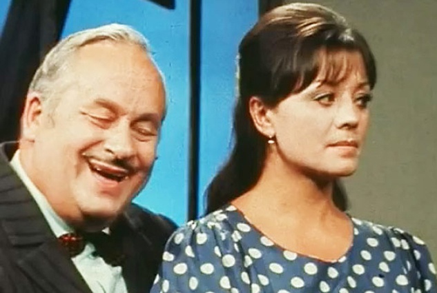 С Георгием Менглетом в спектакле Театра сатиры «Проснись и пой», 1974 год