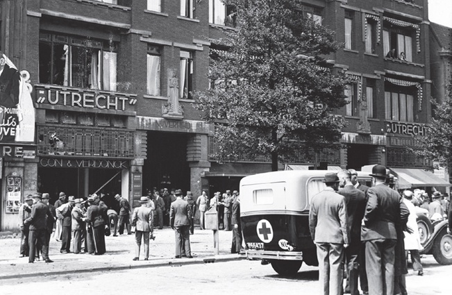 Место гибели Евгения Коновальца, Роттердам, Нидерланды, 23 мая 1938 года
