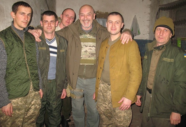 С бойцами 92-й бригады и батальона Луганск-1