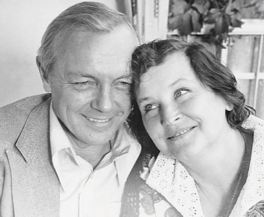 С супругой Валентиной Александровной, 80-е годы