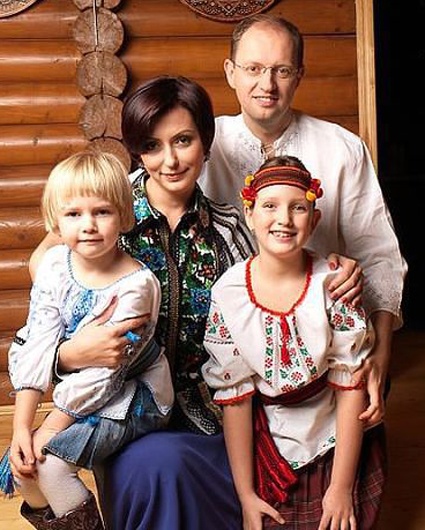 С супругой Терезией, дочерьми Софией и Кристиной