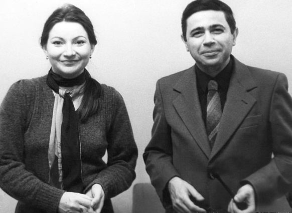 С третьей женой актрисой Еленой Степаненко