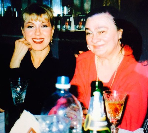 С Галиной Брежневой, 1994 год
