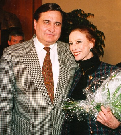 С великой Майей Плисецкой, 1990-е годы