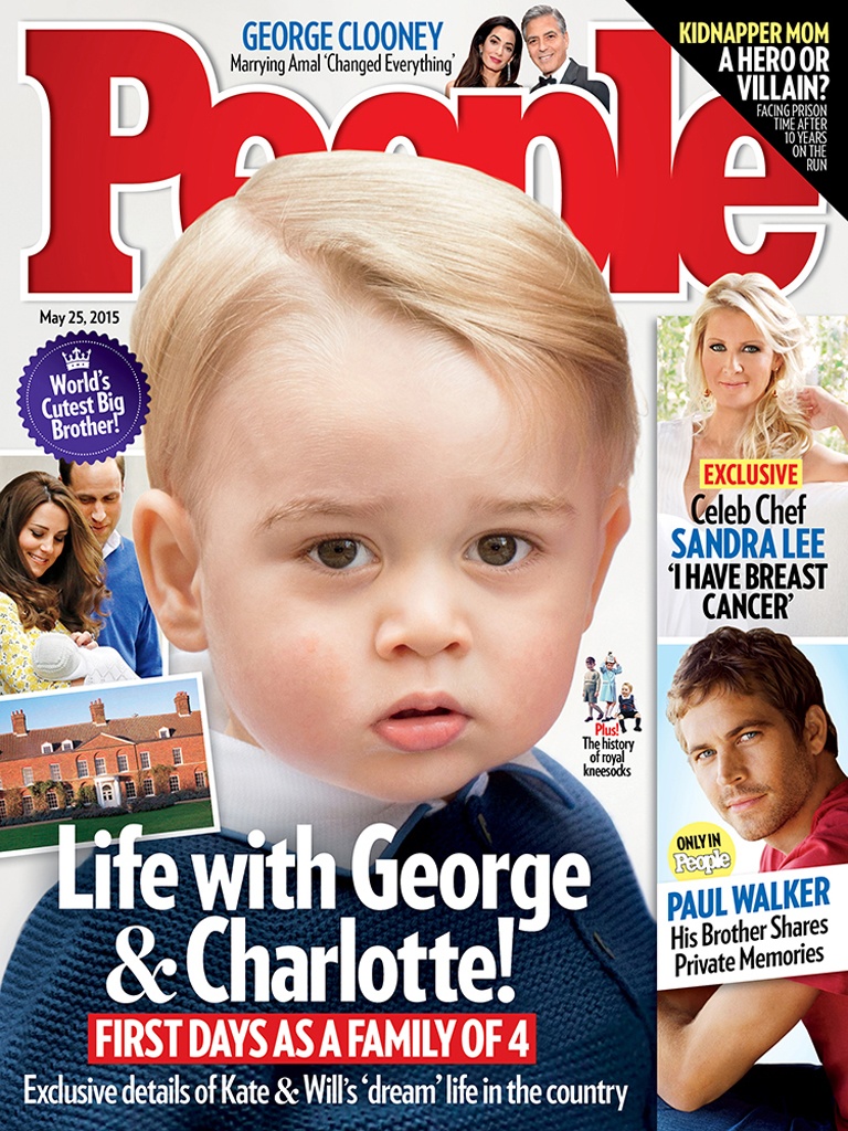 Принц Джордж на обложке журнала People. Фото: people.com