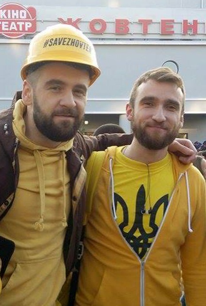 Два «брата-акробата» — так называемые ЛГБТ-активисты Зорян Кись и Сергей Щелкунов