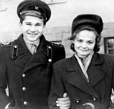 С любимой женой Тамилой, начало 50-х. Витольд Павлович с Тамилой Григорьевной вместе более 60 лет