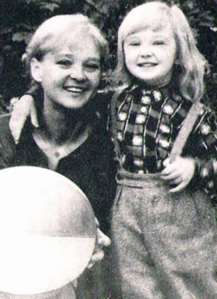 С дочкой Машей, 1963 год