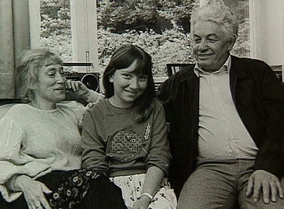 С женой Ириной и дочерью Олей, 1983 год