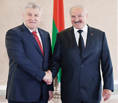 С президентом Беларуси Александром Лукашенко