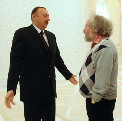 С президентом Азербайджана Ильхамом Алиевым
