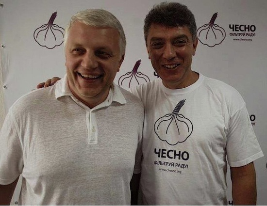 С Борисом Немцовым. «Было два жизнерадостных человека, которые заряжали всех вокруг энергией, два друга — Шеремет и Немцов. За полтора года не стало обоих»